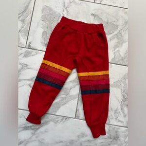 RAD 5 stripe Aviator Nation sweats pants fr. Venice CA! Sz 4Y - 5 Kids Unisex